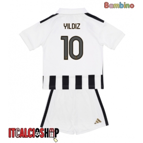 Juventus Kenan Yildiz #10 Prima Maglia Bambino 2026-27 Manica Corta (+ Pantaloni corti)